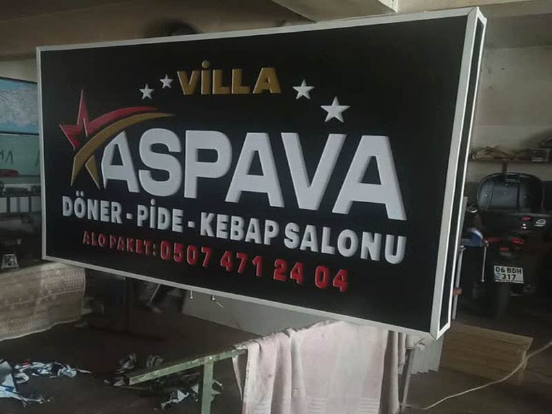 ankara isikli oyma tabela