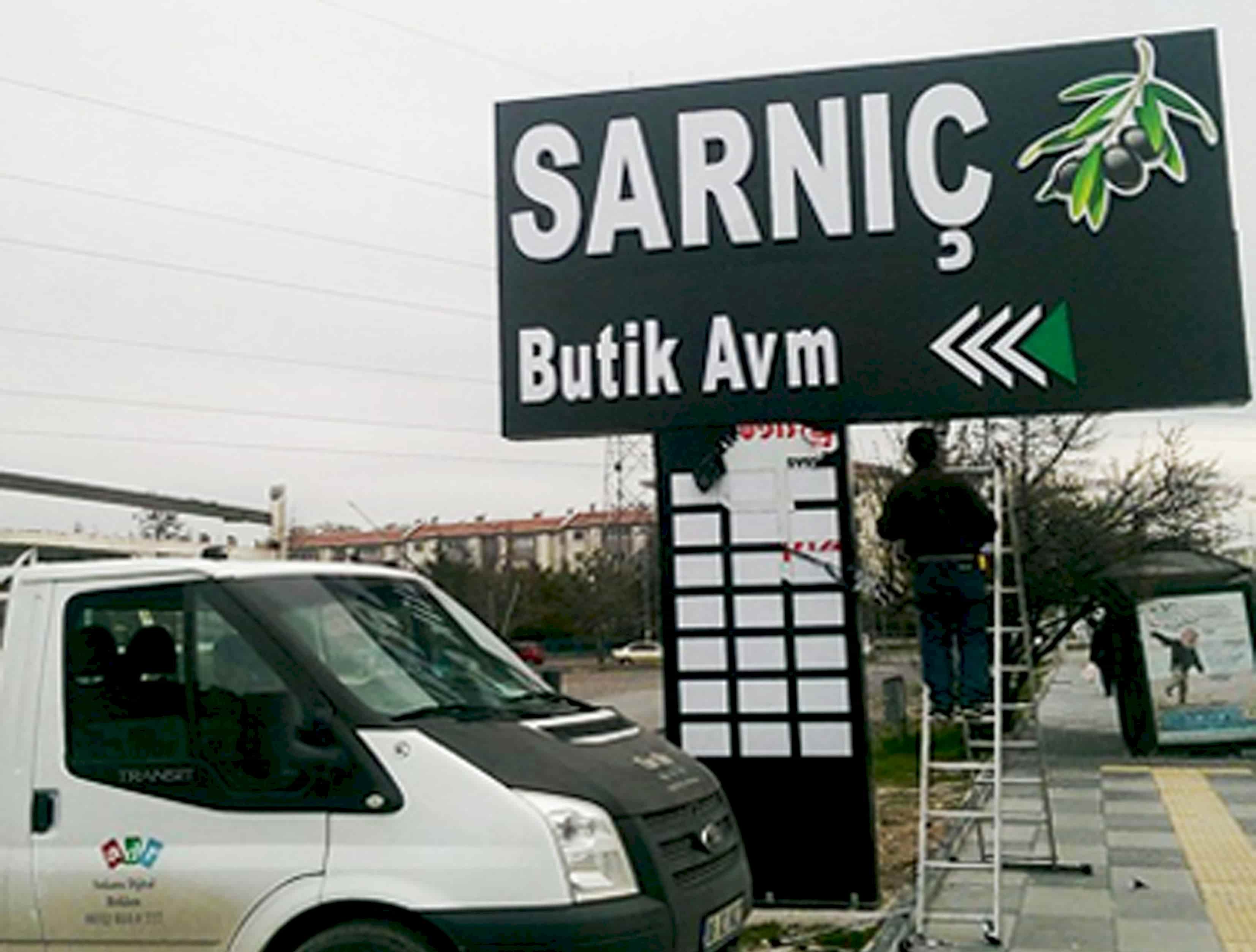 AVM Totem Tabela pleksi kutu harf