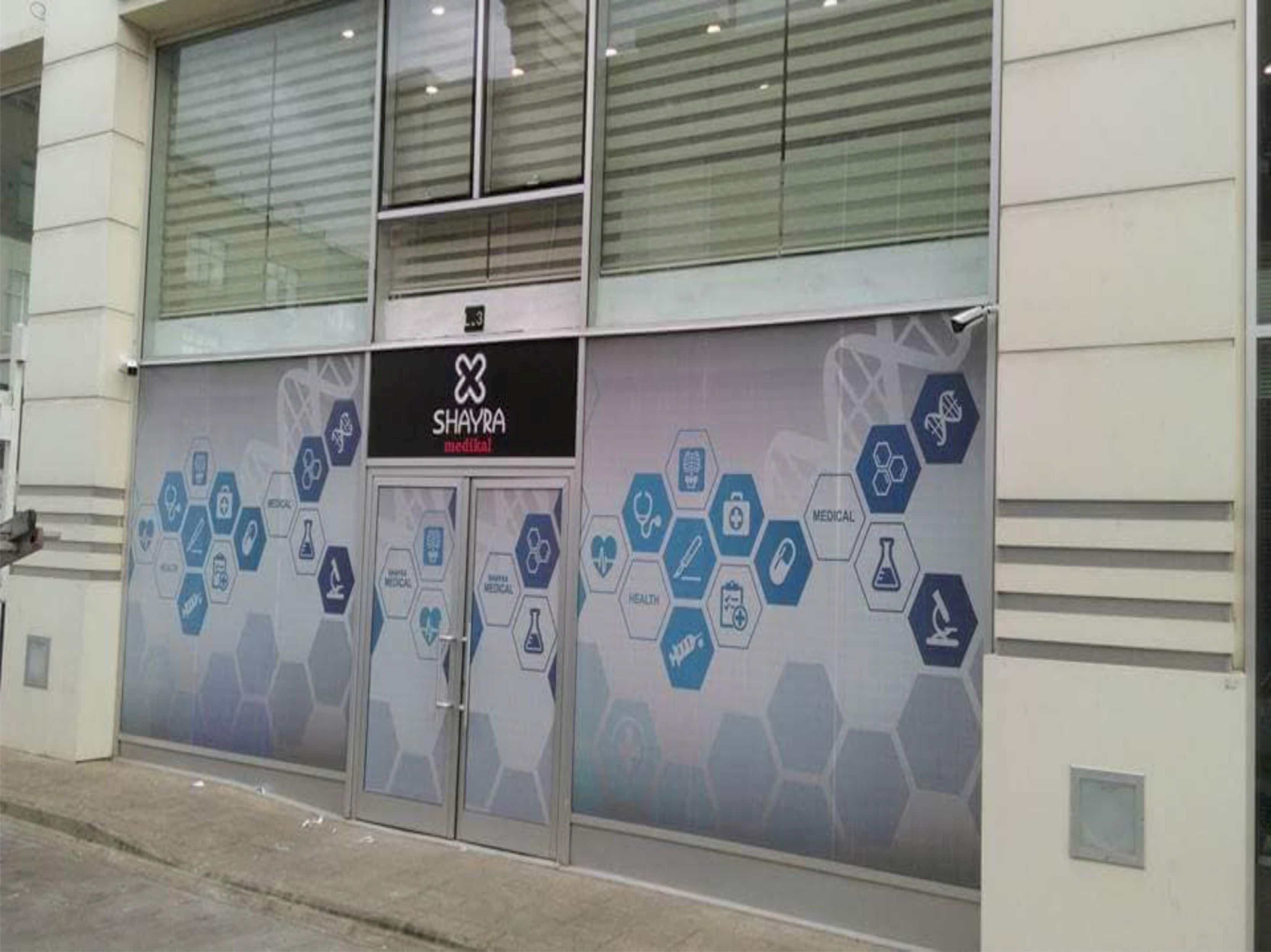 CAM ÜZERİ REKLAM CALİSMASİ